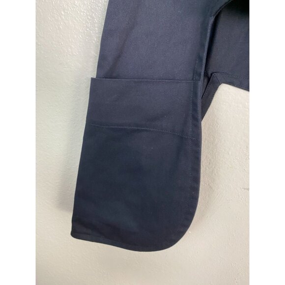 Ann Everett Asymmetrical Black Zip Front Tunic Size One Size M Grunge Streetwear - Picture 10 of 15